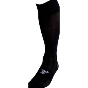 Loops ADULT SIZE 7-11 Pro Football Socks - PLAIN BLACK - Ventilated Toe Protection Loops ADULT SIZE 7-11 Pro Football Socks - PLAIN BLACK - Ventilated Toe Protection