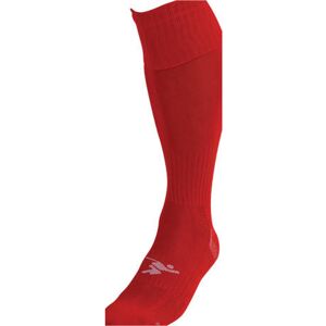 Loops ADULT SIZE 7-11 Pro Football Socks - PLAIN RED - Ventilated Toe Protection Loops ADULT SIZE 7-11 Pro Football Socks - PLAIN RED - Ventilated Toe Protection