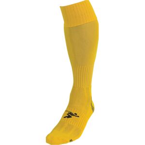 Loops JUNIOR SIZE 8-11 Pro Football Socks - PLAIN YELLOW - Ventilated Toe Protection Loops JUNIOR SIZE 8-11 Pro Football Socks - PLAIN YELLOW - Ventilated Toe Protection