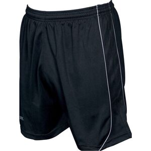 Loops L ADULT Elastic Waist Football Gym Training Shorts - Plain BLACK/WHITE 38-40" Loops L ADULT Elastic Waist Football Gym Training Shorts - Plain BLACK/WHITE 38-40"