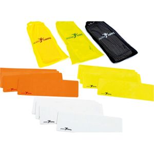 Loops 10 PACK 35.5x7.5cm Rectangular Rubber Marker Set - YELLOW Non-Slip Indoor Pitch Loops 10 PACK 35.5x7.5cm Rectangular Rubber Marker Set - YELLOW Non-Slip Indoor Pitch