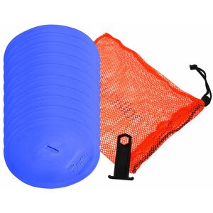 Loops 10 PACK 21cm Round Rubber Marker Set - BLUE Flat Disc Outdoor Football Pitch Loops 10 PACK 21cm Round Rubber Marker Set - BLUE Flat Disc Outdoor Football Pitch