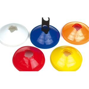 Loops 50 PACK 200mm Round Saucer Cone Marker Set ASSORTED Flexible Pitch Court Train Loops 50 PACK 200mm Round Saucer Cone Marker Set ASSORTED Flexible Pitch Court Train