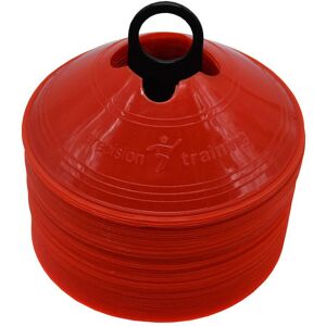 Loops 50 PACK 200mm Round Saucer Cone Marker Set RED Flexible Pitch Court Training Loops 50 PACK 200mm Round Saucer Cone Marker Set RED Flexible Pitch Court Training