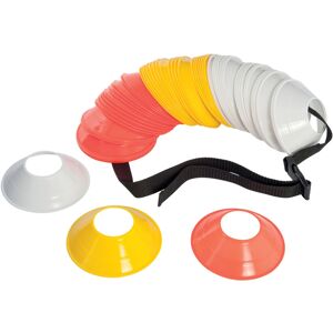 Loops 60 PACK Assorted Mini Saucer Cone Marker Set - 12.5cm Round Football Pitch Kit Loops 60 PACK Assorted Mini Saucer Cone Marker Set - 12.5cm Round Football Pitch Kit