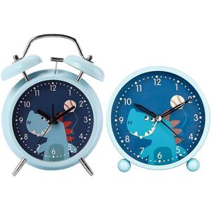 Unbranded No Ticking Alarm Clock, Dinosaur Children's Alarm Clock With Night Light And Lou Unbranded No Ticking Alarm Clock, Dinosaur Children's Alarm Clock With Night Light And Lou