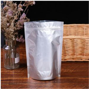 nobrand (18X26cm 50PC) Aluminum Foil Zip Lock Bag Food Packaging Stand Up Mylar Pouch He nobrand (18X26cm 50PC) Aluminum Foil Zip Lock Bag Food Packaging Stand Up Mylar Pouch He