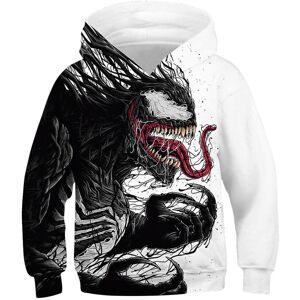 Unbranded (Pattern 1, 155-160cm) Kids 3d Venom Print Hooded Hoodie Pullover Sweatshirt Unbranded (Pattern 1, 155-160cm) Kids 3d Venom Print Hooded Hoodie Pullover Sweatshirt