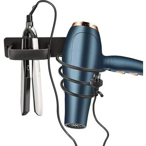 Unbranded Hairdryer Holder Black Aluminum Wall Mounted Hair Dryer Holder A Unbranded Hairdryer Holder Black Aluminum Wall Mounted Hair Dryer Holder A