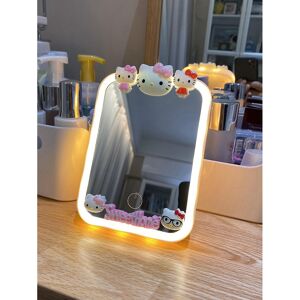 Unbranded (pink) Kawaii Genuine Sanrio Led Makeup Mirror Hello Kitty Cartoon Girl Hd Light Unbranded (pink) Kawaii Genuine Sanrio Led Makeup Mirror Hello Kitty Cartoon Girl Hd Light