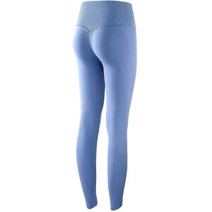 Unbranded (Ice Blue, L) Women's Seamless Leggings Tummy Control Peach Butt Lift High Waist Unbranded (Ice Blue, L) Women's Seamless Leggings Tummy Control Peach Butt Lift High Waist