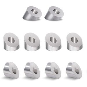 Jojomino 10Pack 30 Degree Stainless Steel Angle Beveled Washer,1/4 Inch/6.6mm 30 Degree W Jojomino 10Pack 30 Degree Stainless Steel Angle Beveled Washer,1/4 Inch/6.6mm 30 Degree W