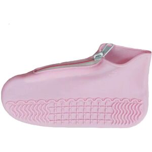 nobrand (Pink, XL for EU 44-47) Unisex Zipper Reusable Shoe Covers Waterproof Galoshes R nobrand (Pink, XL for EU 44-47) Unisex Zipper Reusable Shoe Covers Waterproof Galoshes R