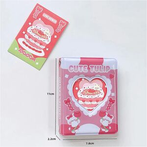 nobrand (Pink) 3 Inch Cartoon Photo Album Lovely Photocard Holder Kpop Idol Chasing Coll nobrand (Pink) 3 Inch Cartoon Photo Album Lovely Photocard Holder Kpop Idol Chasing Coll