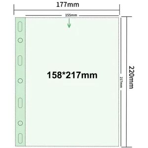 nobrand (1P 10sheets) 10 Sheet Kpop Photocard Binder Pocket Sleeves PVC Free Double Side nobrand (1P 10sheets) 10 Sheet Kpop Photocard Binder Pocket Sleeves PVC Free Double Side