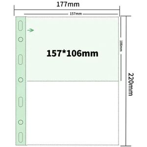 nobrand (2P 10sheets) 10 Sheet Kpop Photocard Binder Pocket Sleeves PVC Free Double Side nobrand (2P 10sheets) 10 Sheet Kpop Photocard Binder Pocket Sleeves PVC Free Double Side