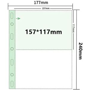 nobrand (2P2 10sheets) 10 Sheet Kpop Photocard Binder Pocket Sleeves PVC Free Double Sid nobrand (2P2 10sheets) 10 Sheet Kpop Photocard Binder Pocket Sleeves PVC Free Double Sid