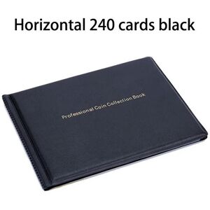 nobrand (240Black) New 240/120 Pockets 10 Pages Money Book Coin Storage Album For Coins nobrand (240Black) New 240/120 Pockets 10 Pages Money Book Coin Storage Album For Coins
