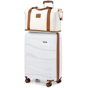 KONO (3 Pieces) 1 to 4 Pieces PP Hard Shell Suitcase Set And 2 Pieces Travel Bag KONO (3 Pieces) 1 to 4 Pieces PP Hard Shell Suitcase Set And 2 Pieces Travel Bag