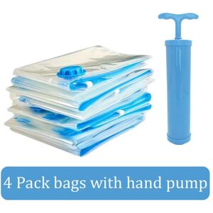 nobrand (50X55CM, 4XBags with pump) 4 Pack Vacuum Storage Bags More Space Save Compressi nobrand (50X55CM, 4XBags with pump) 4 Pack Vacuum Storage Bags More Space Save Compressi