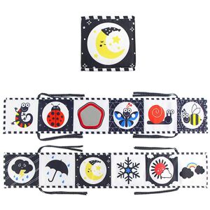 Unbranded (B) Black White Baby Book High Contrast Sensory Cloth Book Toy Infant Kids Tummy Unbranded (B) Black White Baby Book High Contrast Sensory Cloth Book Toy Infant Kids Tummy