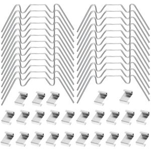 Jojomino 100Pcs Greenhouse Glass Clips,Stainless Steel Greenhouse Glass Pane Fixing Clips Jojomino 100Pcs Greenhouse Glass Clips,Stainless Steel Greenhouse Glass Pane Fixing Clips