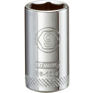 DeWalt Metric Shallow Socket, 6-Point, 1/4 In. Drive, 9mm - DWMT86106OSP DeWalt Metric Shallow Socket, 6-Point, 1/4 In. Drive, 9mm - DWMT86106OSP