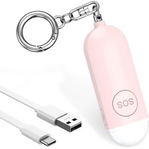 Unbranded (Pink) Personal Safety Alarm For Women, 130db Safe Sound Personal Alarm, Persona Unbranded (Pink) Personal Safety Alarm For Women, 130db Safe Sound Personal Alarm, Persona