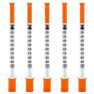 Unbranded 30g 1ml/cc 1/2-inch Insulin Syringe with Needle (13mm) - Pack of 100, Individual Unbranded 30g 1ml/cc 1/2-inch Insulin Syringe with Needle (13mm) - Pack of 100, Individual