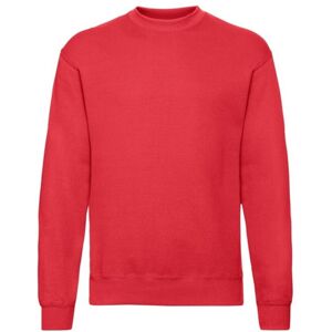 (L, Red) Fruit of the Loom Mens Classic 80/20 Set-in Sweatshirt (L, Red) Fruit of the Loom Mens Classic 80/20 Set-in Sweatshirt