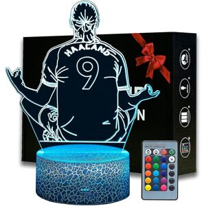 Unbranded Norway Alf-inge Haaland Football Player #9 Night Light For Boys,16 Color Changin Unbranded Norway Alf-inge Haaland Football Player #9 Night Light For Boys,16 Color Changin