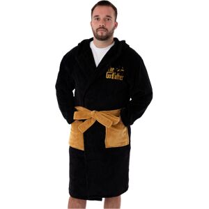 (Large) The Godfather Hooded Bathrobe (Mens Black) (Large) The Godfather Hooded Bathrobe (Mens Black)