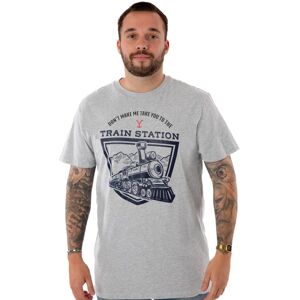 (XX-Large) Yellowstone Short Sleeved T-Shirt (Mens Grey) (XX-Large) Yellowstone Short Sleeved T-Shirt (Mens Grey)