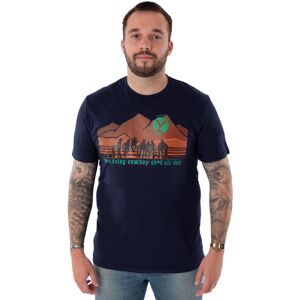 Yellowstone Mens Blue Cowboy T-Shirt - Short Sleeve Yellowstone Mens Blue Cowboy T-Shirt - Short Sleeve