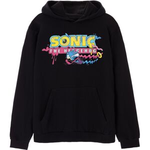 (Medium) Sonic the Hedgehog Hoodie (Mens Black) (Medium) Sonic the Hedgehog Hoodie (Mens Black)
