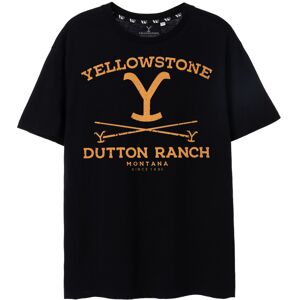 Yellowstone Short Sleeved T-Shirt (Mens Black) Yellowstone Short Sleeved T-Shirt (Mens Black)