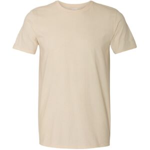 (XXL, Natural) Gildan Mens Short Sleeve Soft-Style T-Shirt (XXL, Natural) Gildan Mens Short Sleeve Soft-Style T-Shirt