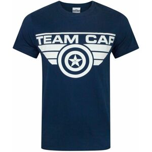 (XX-Large) Marvel Short Sleeved T-Shirt (Mens Blue) (XX-Large) Marvel Short Sleeved T-Shirt (Mens Blue)