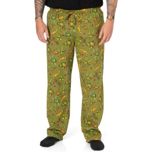(S) Teenage Mutant Ninja Turtles Mens Lounge Pants TMNT Green Pjs Trousers (S) Teenage Mutant Ninja Turtles Mens Lounge Pants TMNT Green Pjs Trousers