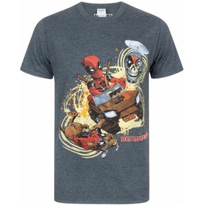 (Small) Marvel Short Sleeved T-Shirt (Mens Grey) (Small) Marvel Short Sleeved T-Shirt (Mens Grey)