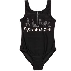 (10-11 Years) Friends Swimsuit For Girls Kids F.R.I.E.N.D.S Black Swimming Cos (10-11 Years) Friends Swimsuit For Girls Kids F.R.I.E.N.D.S Black Swimming Cos