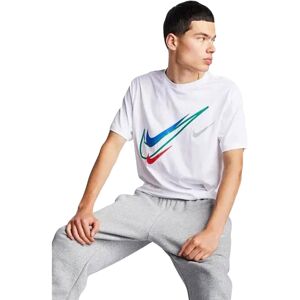 (White, S) Nike Mens Sports T-shirt Short Sleeves Regular Top (White, S) Nike Mens Sports T-shirt Short Sleeves Regular Top