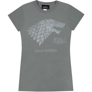 Game of Thrones Short Sleeved T-Shirt (Womens Grey) Game of Thrones Short Sleeved T-Shirt (Womens Grey)