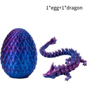 Unbranded (Blue Purple) Printed 3d Dragon Eggs With Dragon Inside Fidget Toys For Kids Adu Unbranded (Blue Purple) Printed 3d Dragon Eggs With Dragon Inside Fidget Toys For Kids Adu