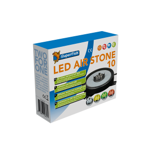 SuperFish LED Air Stone 30cm x 5cm for Koi Ponds, Hi-Oxy Fine Bubbles with Remov SuperFish LED Air Stone 30cm x 5cm for Koi Ponds, Hi-Oxy Fine Bubbles with Remov