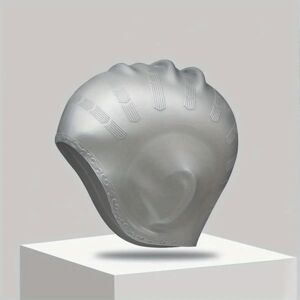 nobrand (silvery) Durable Silicone Swimming Cap with Ear Pockets for Adults and Teens - nobrand (silvery) Durable Silicone Swimming Cap with Ear Pockets for Adults and Teens -