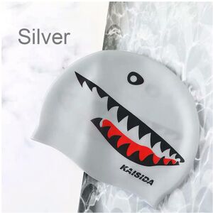 nobrand (Silver, 235X195X2mm) Trisass 2021 New Man's Swimming Cap Adult Elastic Shark Sw nobrand (Silver, 235X195X2mm) Trisass 2021 New Man's Swimming Cap Adult Elastic Shark Sw