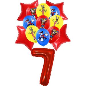 nobrand (23pcs balloons 7) The Amazing Digital Circus Disposable Party Cutlery Combinati nobrand (23pcs balloons 7) The Amazing Digital Circus Disposable Party Cutlery Combinati