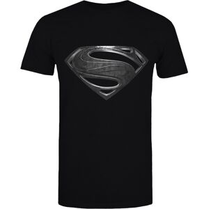 (M, Black) Justice League Unisex Adult Logo T-Shirt (M, Black) Justice League Unisex Adult Logo T-Shirt