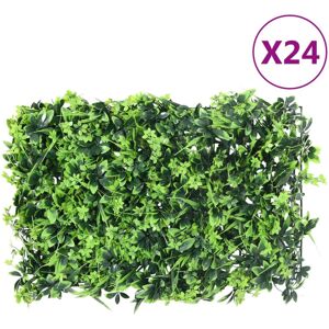 vidaXL Garden Privacy Fence - 24 pcs Green 40x60 cm vidaXL Garden Privacy Fence - 24 pcs Green 40x60 cm